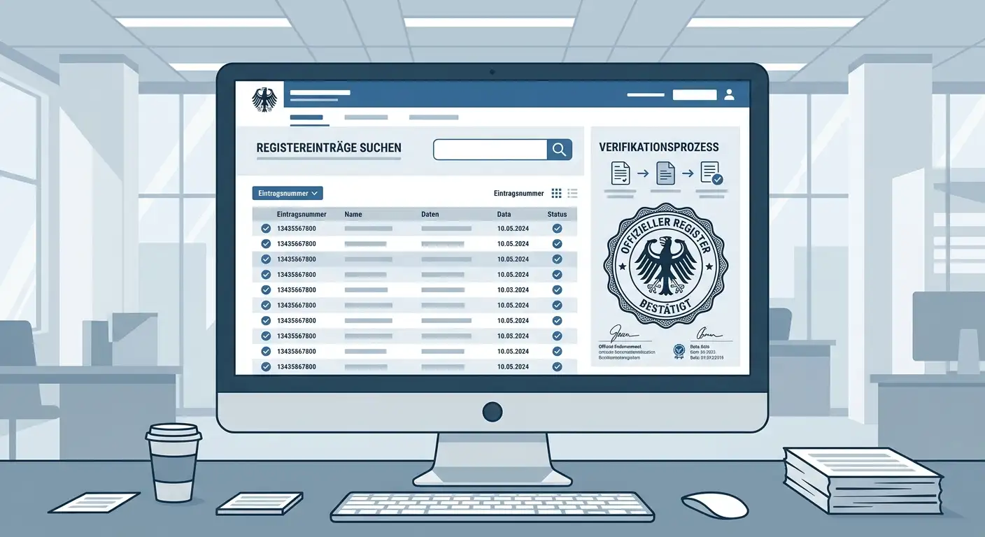 Abgleich eines Anbieters mit dem offiziellen ESBK-Verzeichnis zugelassener Online-Spielbanken
