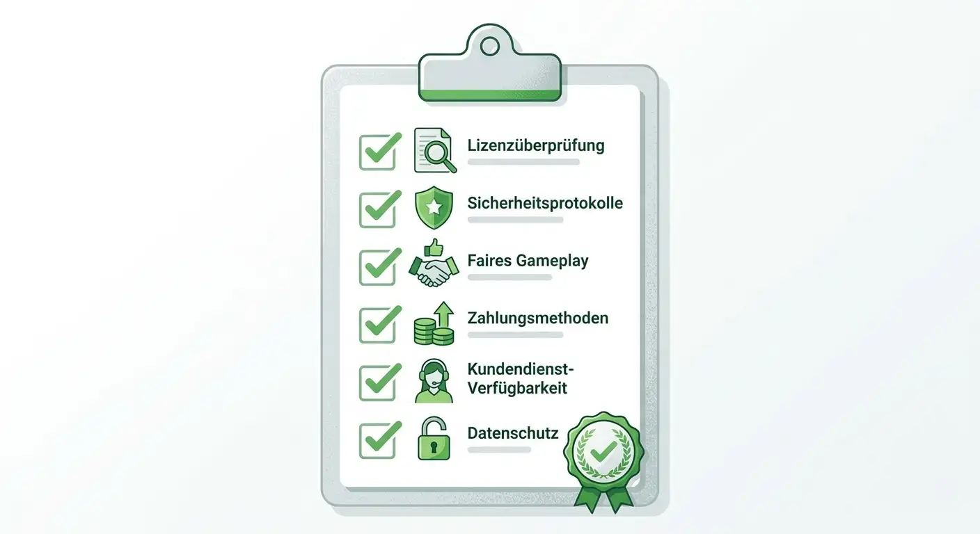 Checkliste zur fundierten Wahl eines konzessionierten Schweizer Online-Casinos